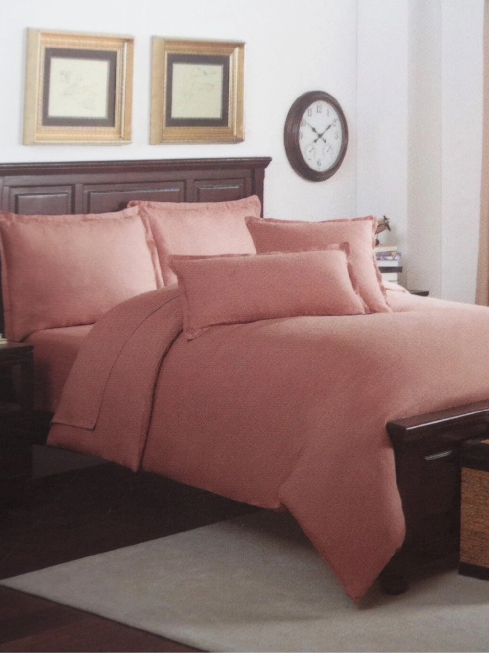 Brooks Brothers 100% Linen Flat Sheet Queen